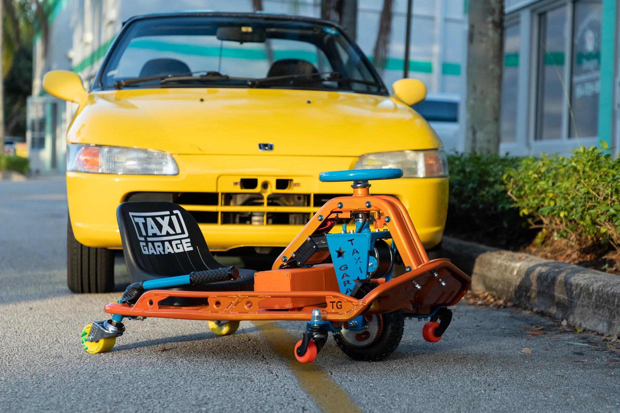 Front Caster Set w/Bracket for Crazy Cart DLX (Deluxe) - Image 5