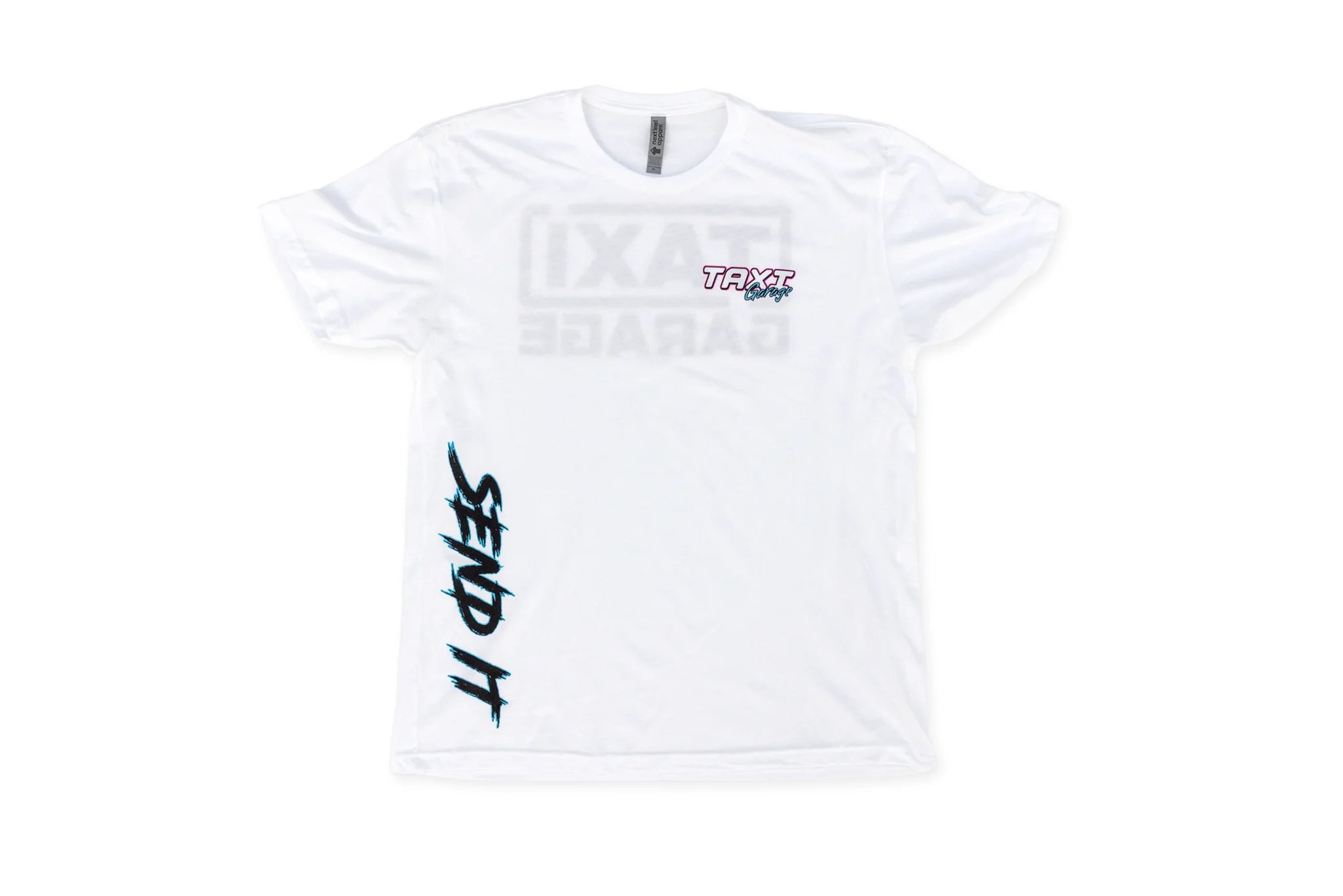 "Send It" Vice City Taxi Garage T-Shirt - Image 3
