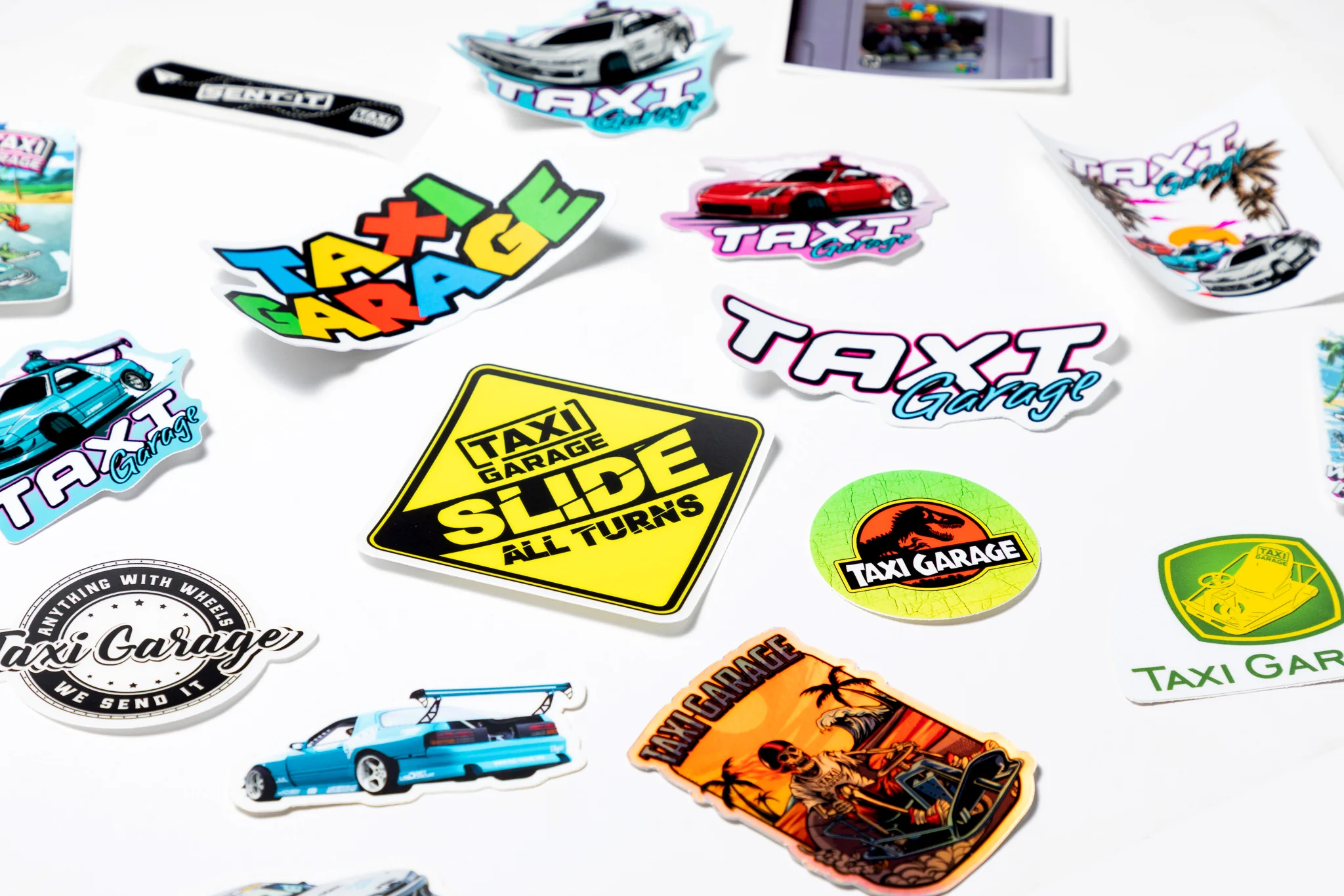 TAXI GARAGE mystery sticker pack - Image 3